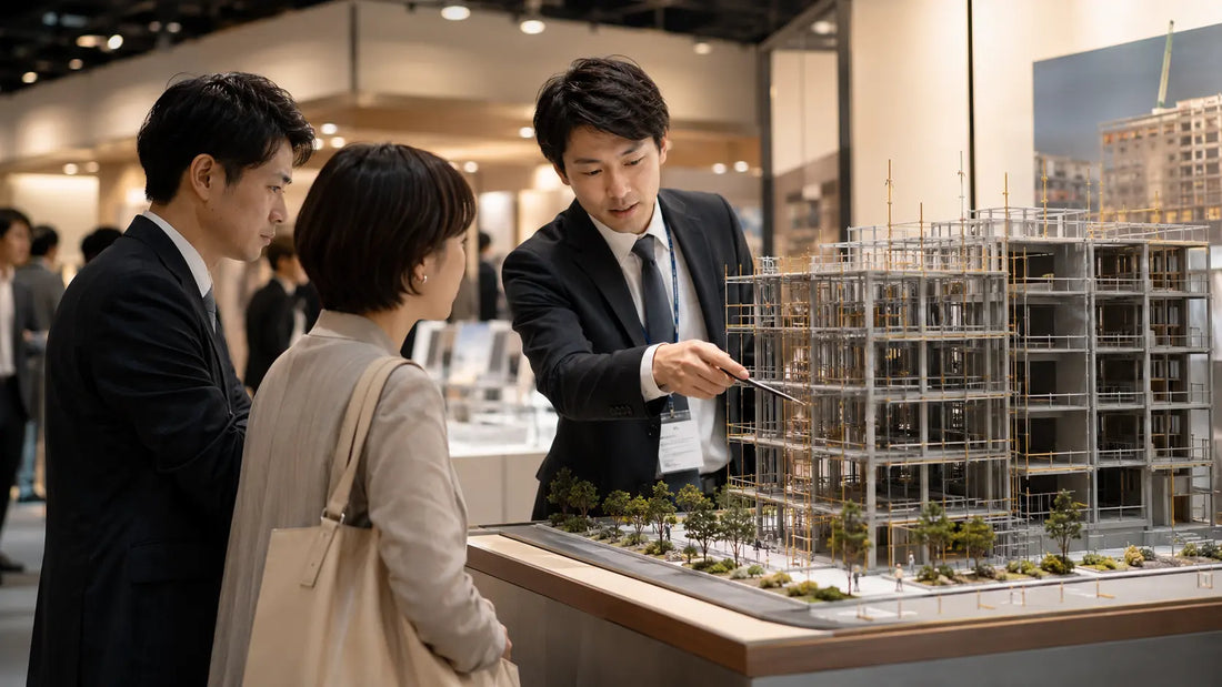 展示会・施工実績展示における模型の活用