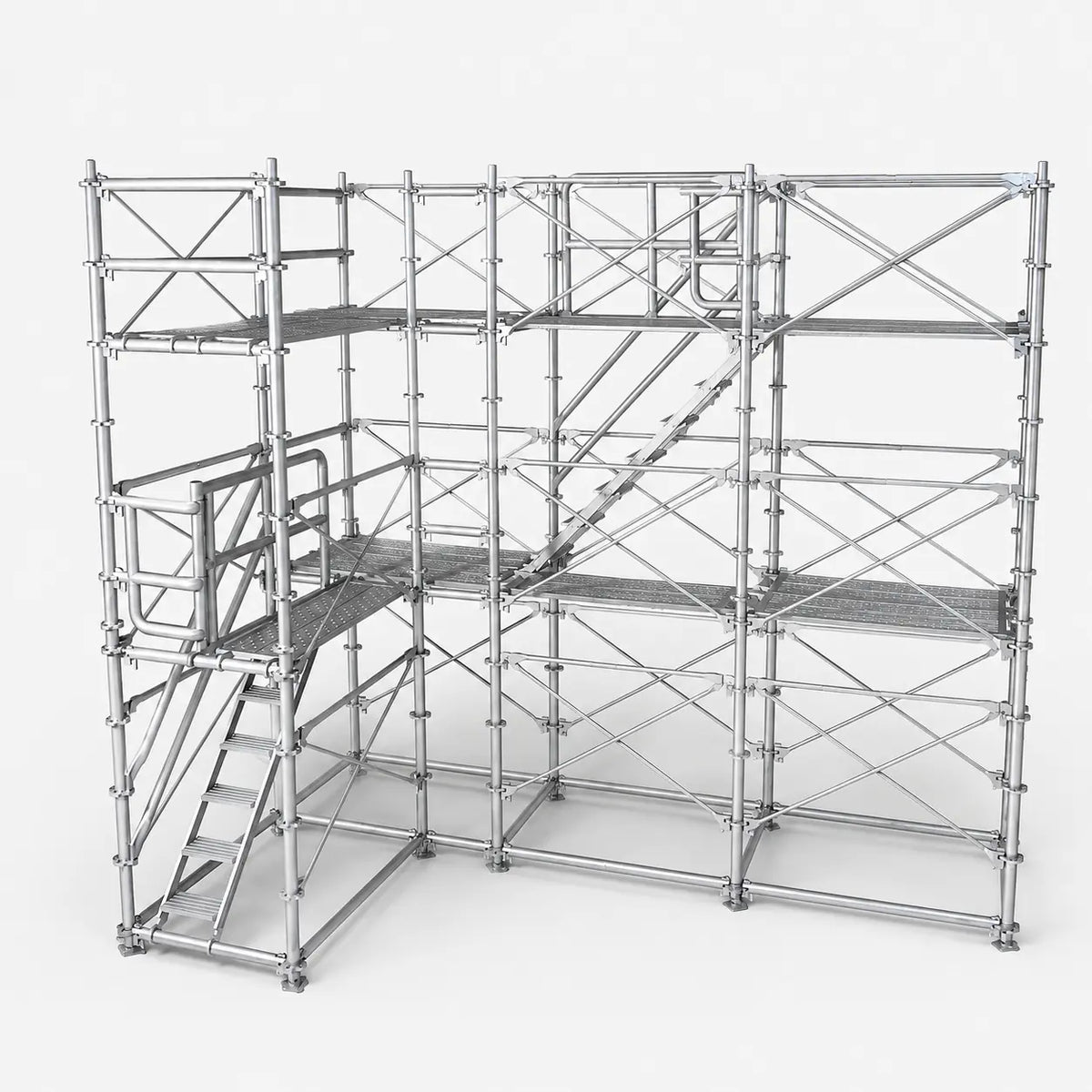 1/10教育モデル 基本セットAの足場模型ミニリフト無し